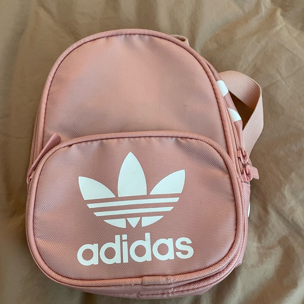 Adidas mini pink backpack